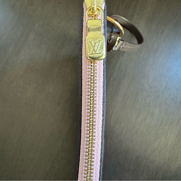 Louis Vuitton Neverfull Damier Ebene Rose Ballerine Zip Pouch - Picture 5 of 6